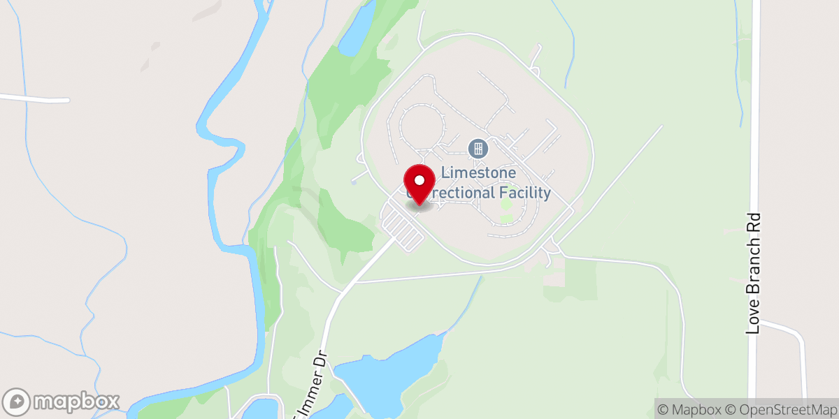 Map showing location of Limestone Chapel Building Fund