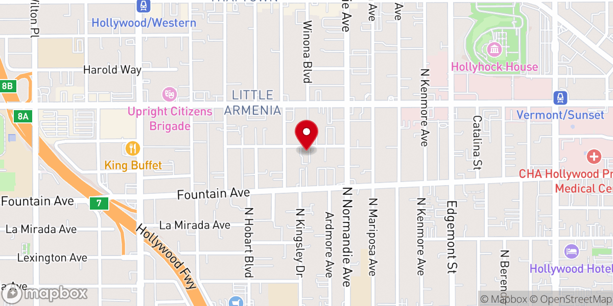 Map showing location of Nativity of the BVM Ukrainian Catholic Church