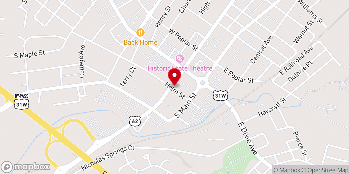 Map showing location of kingdom life ministries international elizabethtown ky 42701