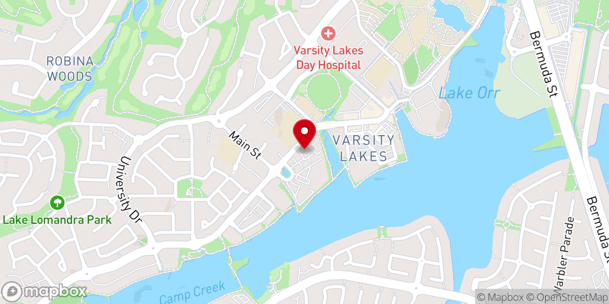 Map showing location of Hope Church Australia