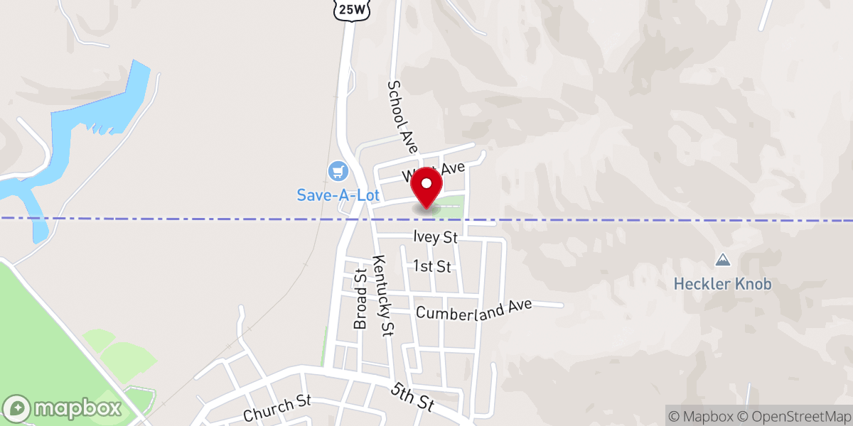 Map showing location of St. Boniface Catholic Church