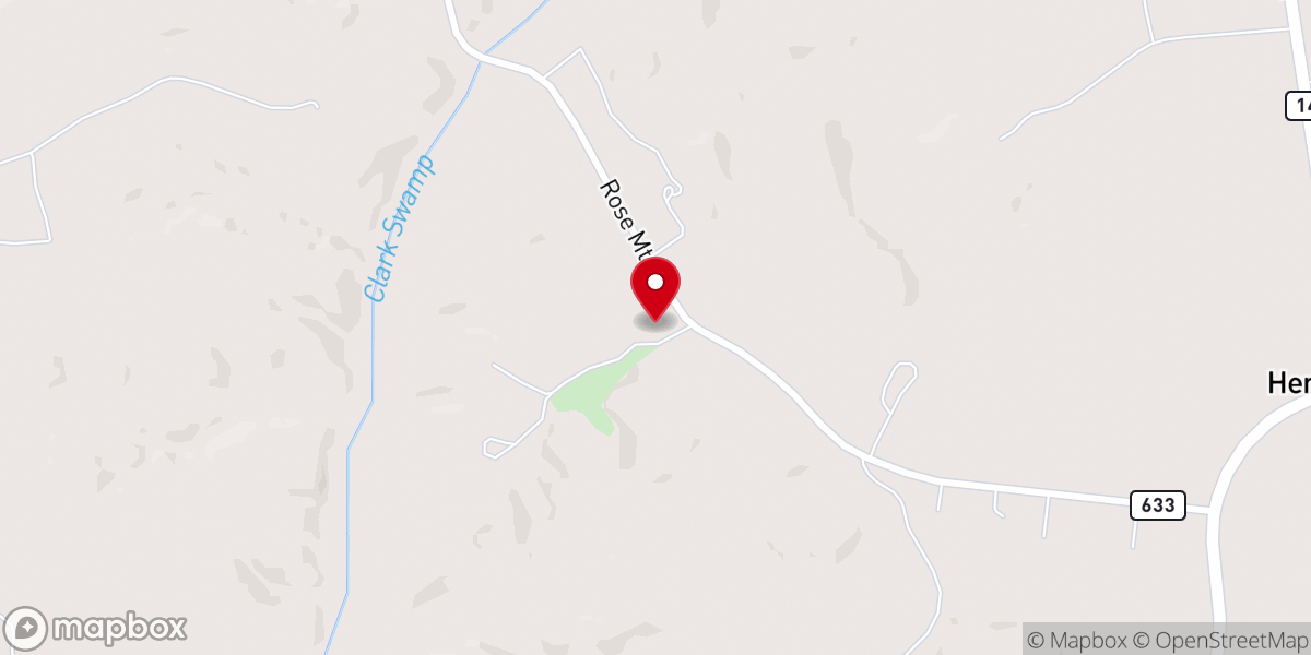 Map showing location of New Mt Zion Baptist Church