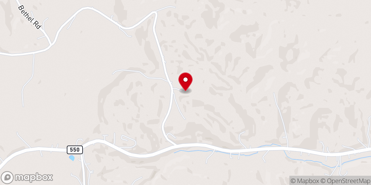Map showing location of Hope Center Ministry