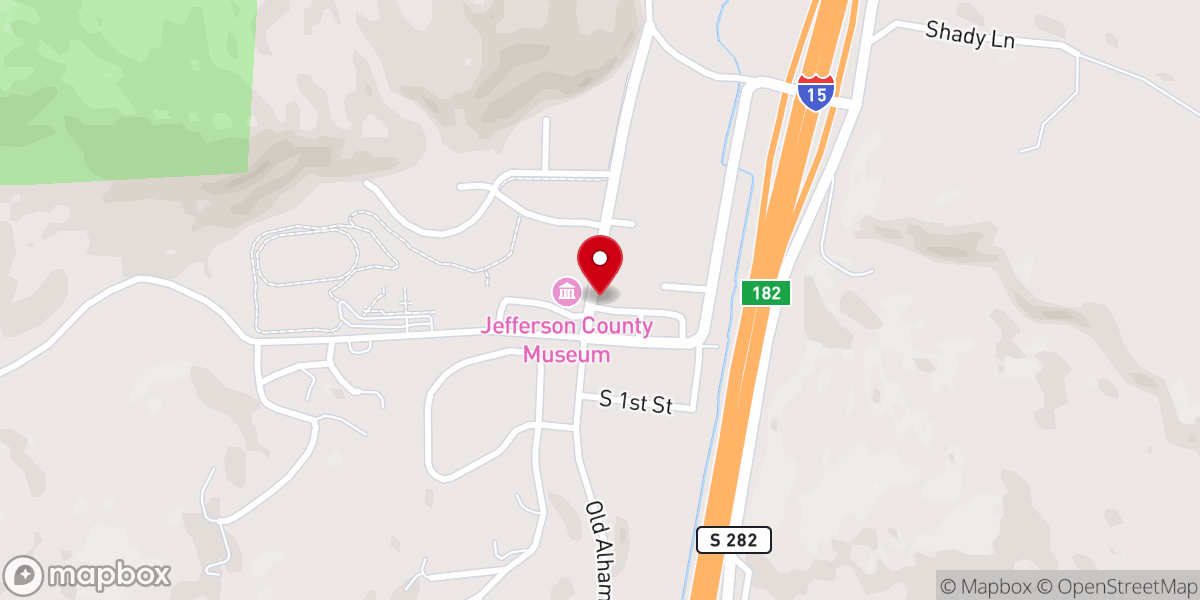 Map showing location of Clancy United Methodist Church