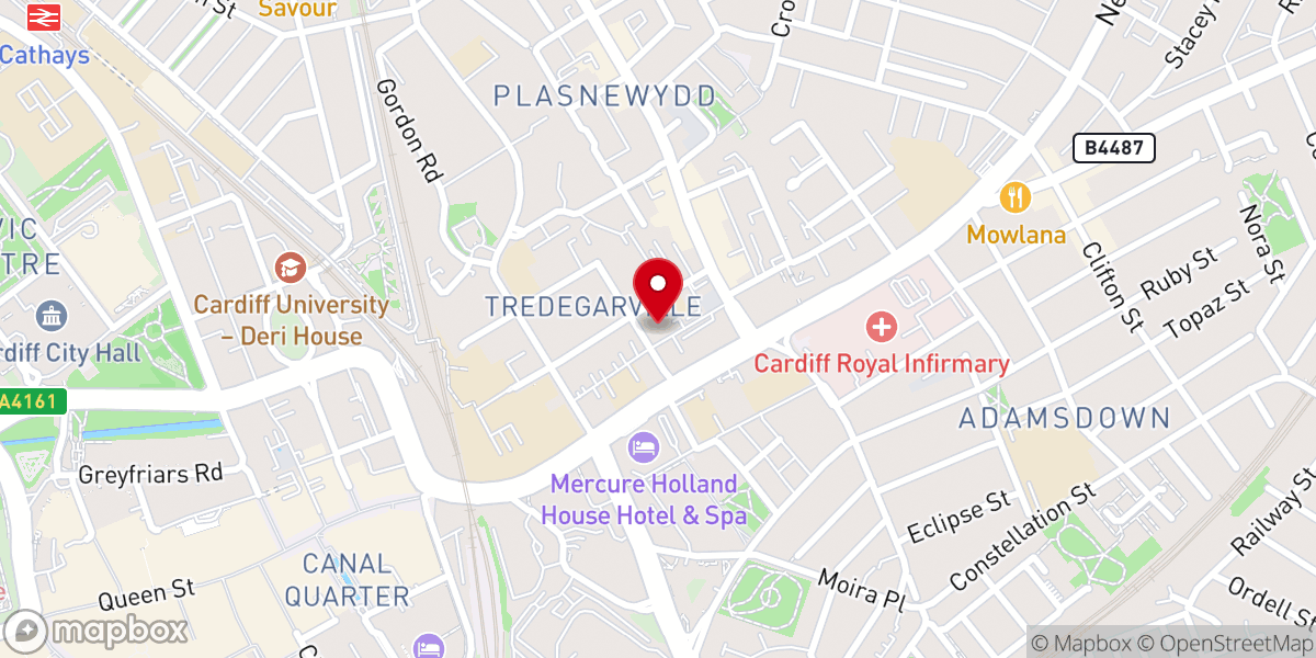 Map showing location of Debre selam Medhanealem Eritrean Orthodox Tewahdo church