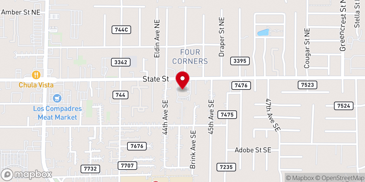 Map showing location of Christ the Good Shepherd Lutheran Church