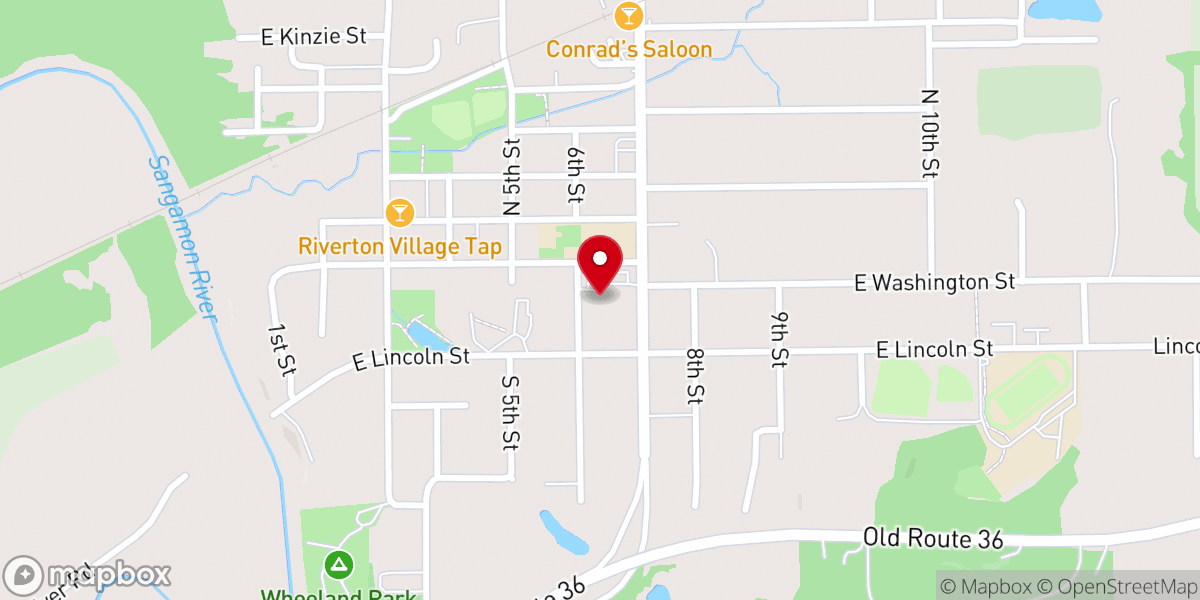 Map showing location of St James Catholic Church