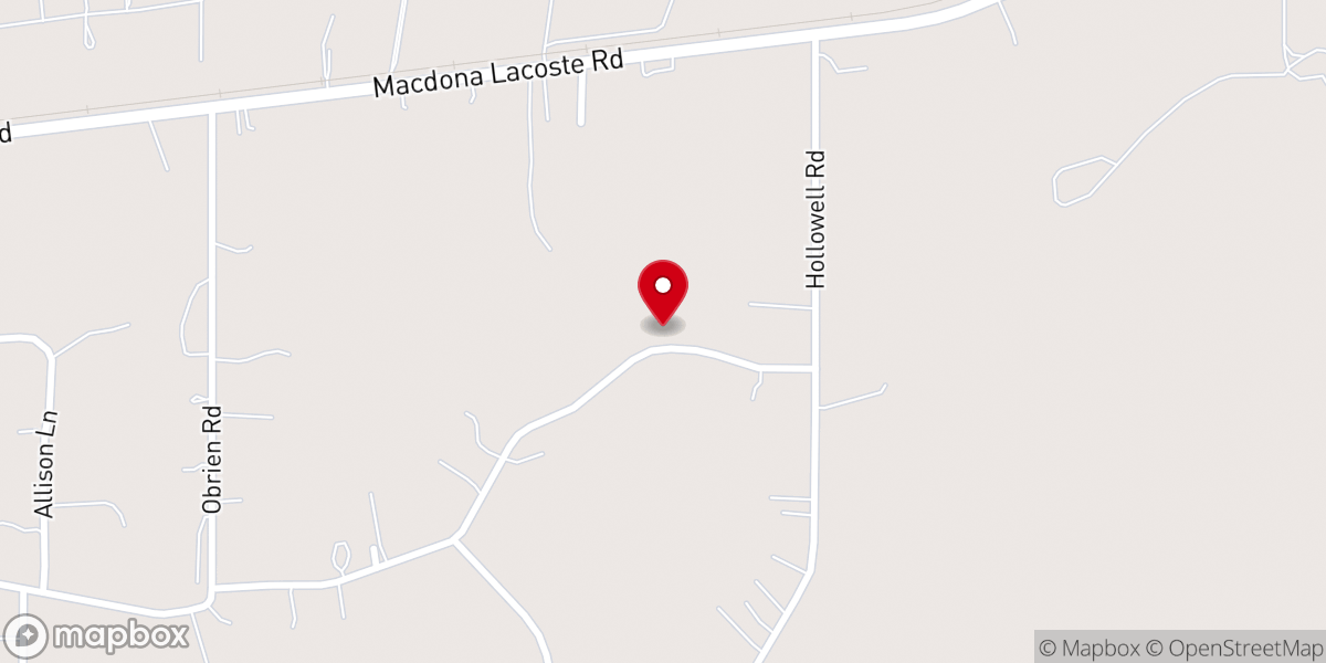 Map showing location of Garden Heights West