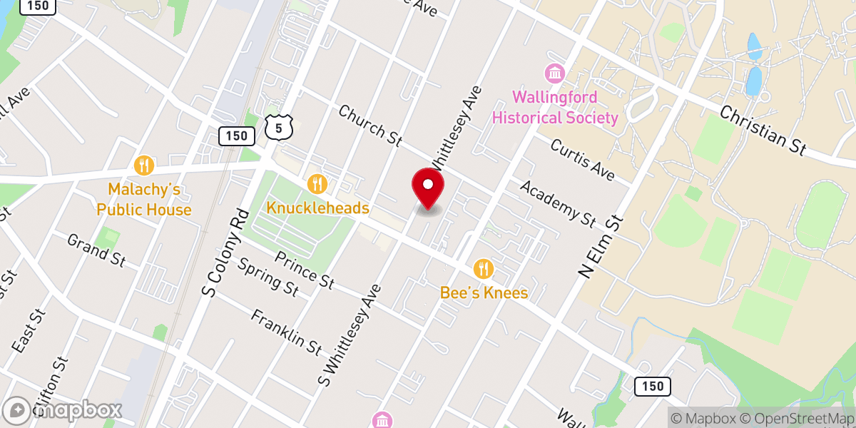 Map showing location of Most Holy Trinity Church Wallingford - Faith Formation