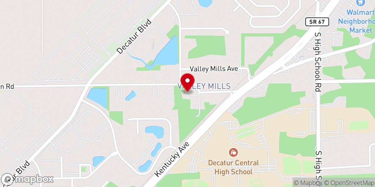 Map showing location of Valley Mills Friends Meeting Inc
