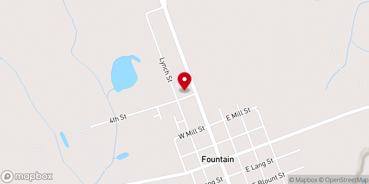 Map showing location of Reid Chapel Missionary Baptist