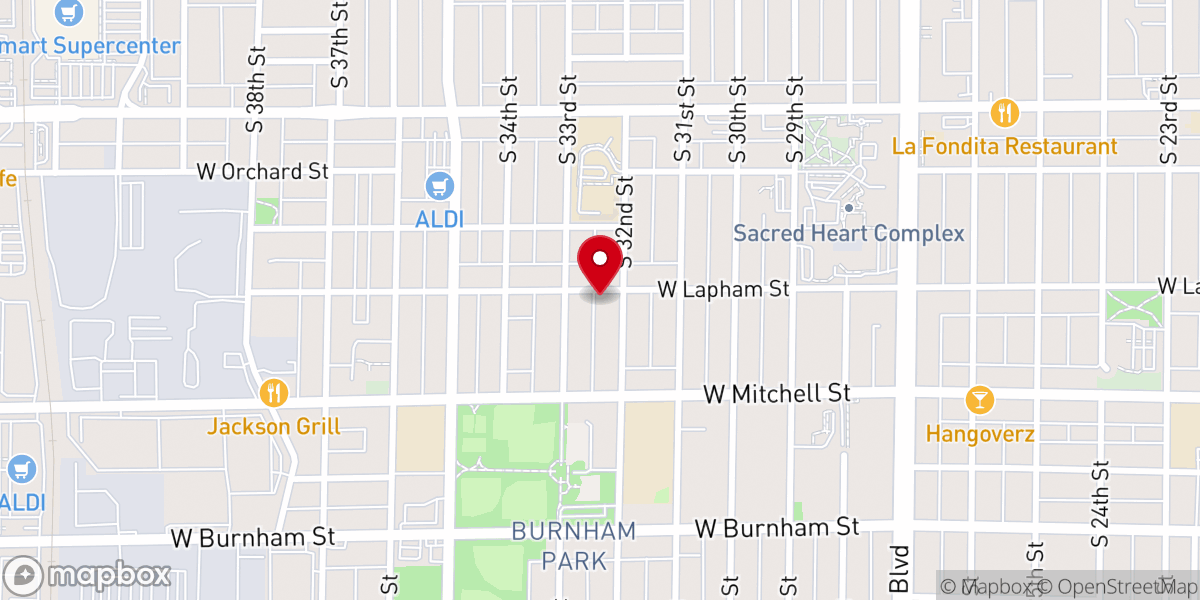 Map showing location of 8161 Emmanuel Lutheran Church