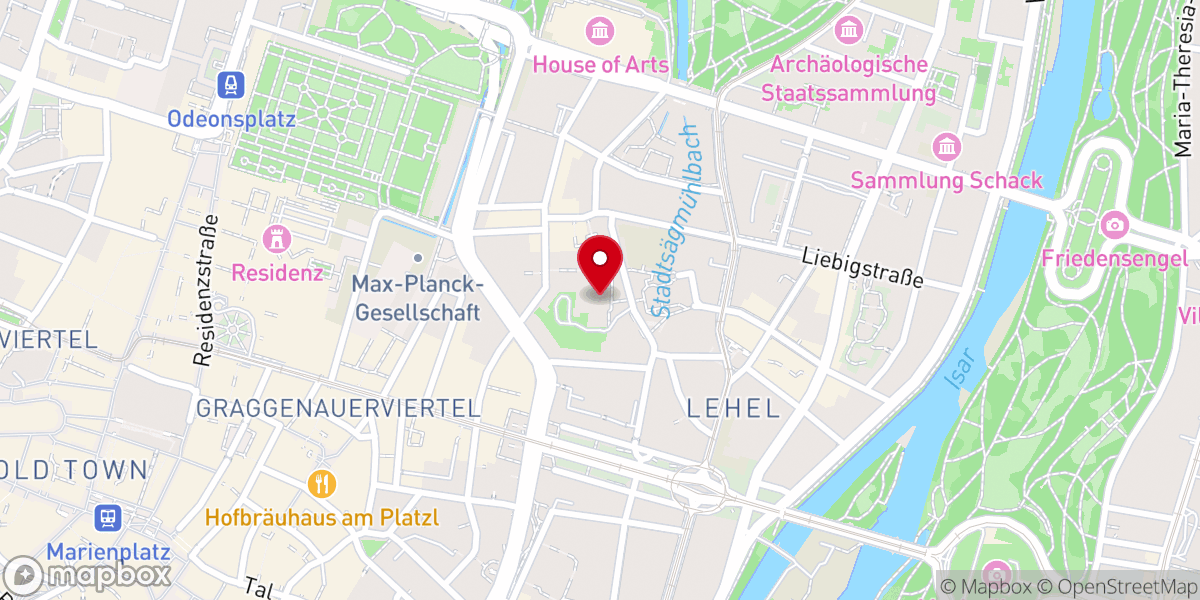 Map showing location of Klosterkirche St. Anna