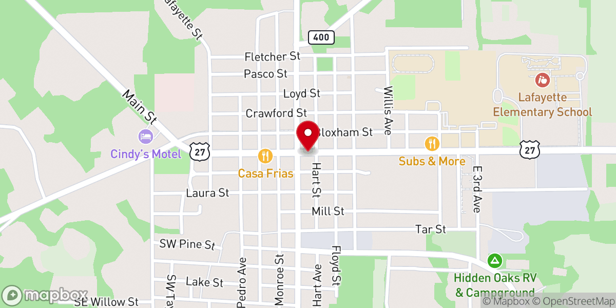 Map showing location of Sonshine Youth Ministry of Florida Inc