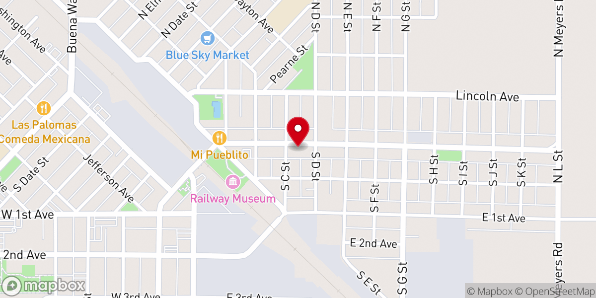 Map showing location of Iglesia del Valle