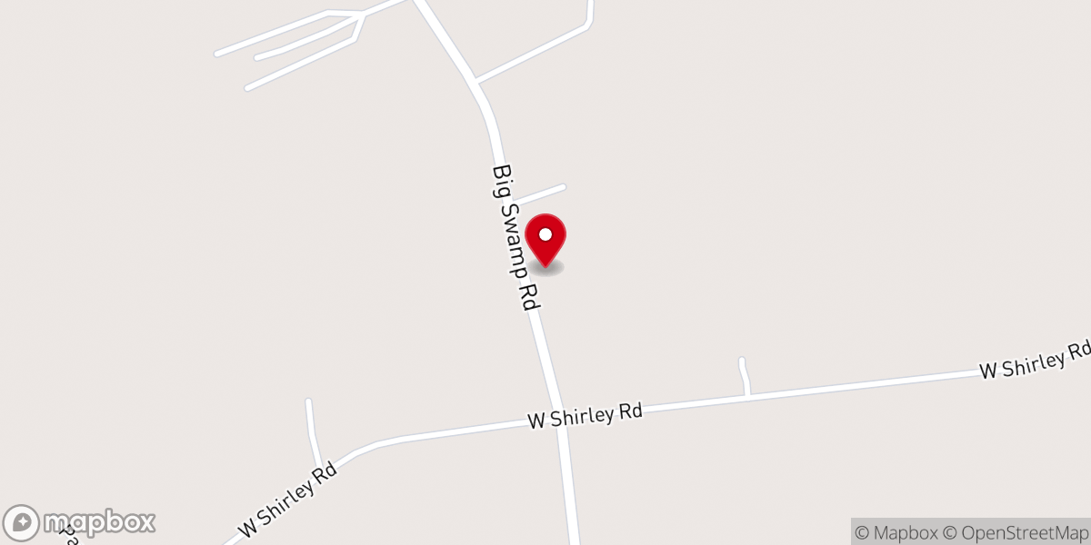 Map showing location of Prospect Church