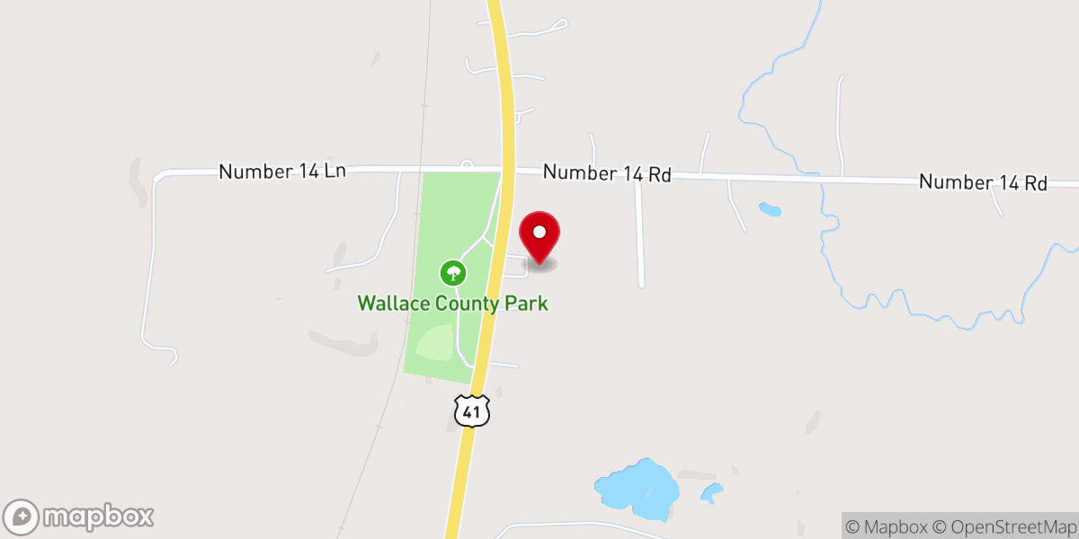 Map showing location of Country Bible Church