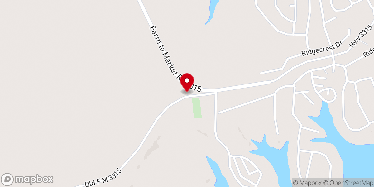Map showing location of Fairdale Baptist Church