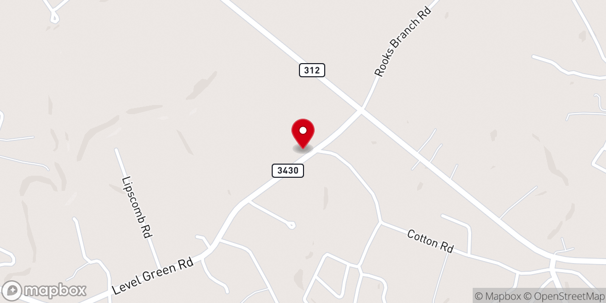 Map showing location of Mount Zion Church