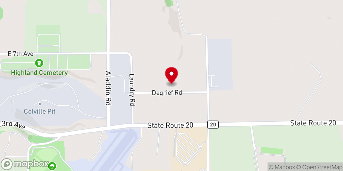 Map showing location of Hope Vineyard
