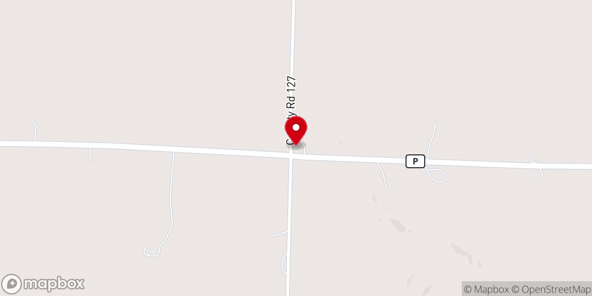 Map showing location of St. Paul Lutheran Church