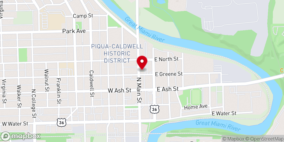 Map showing location of Heart of Worship Outreach Ministries