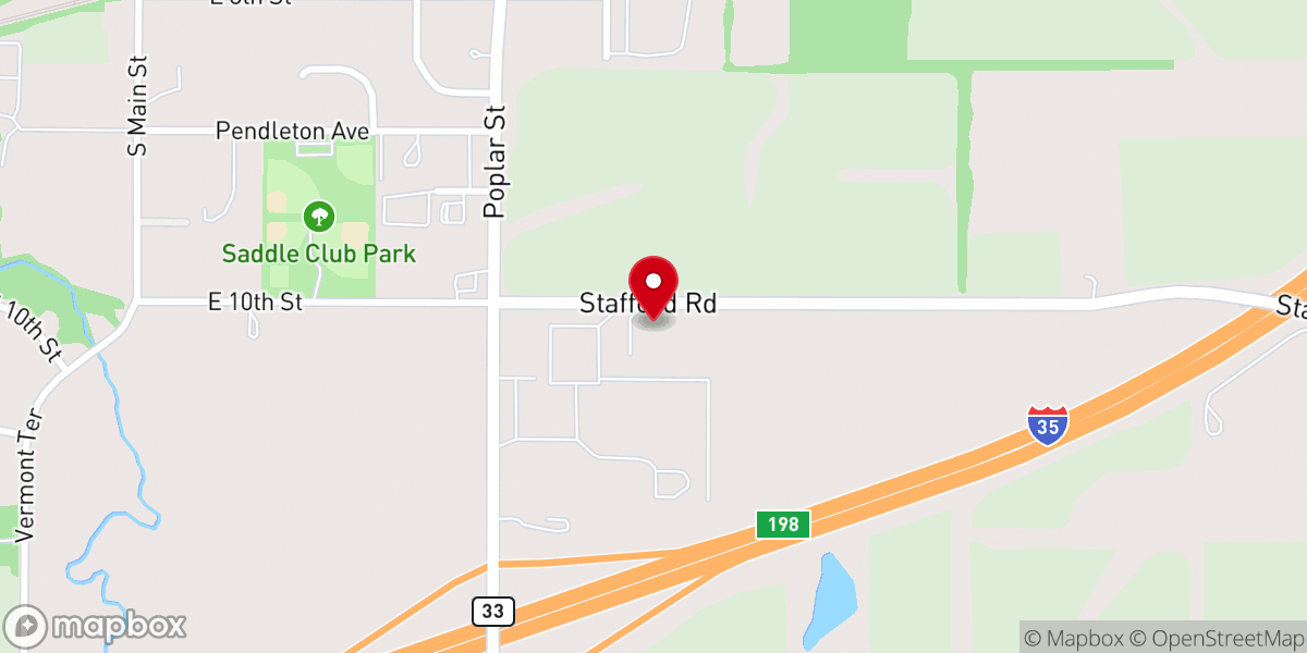 Map showing location of Open Table Community Church