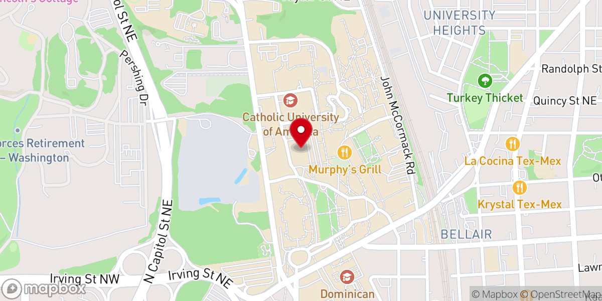 Map showing location of Caldwell Chapel