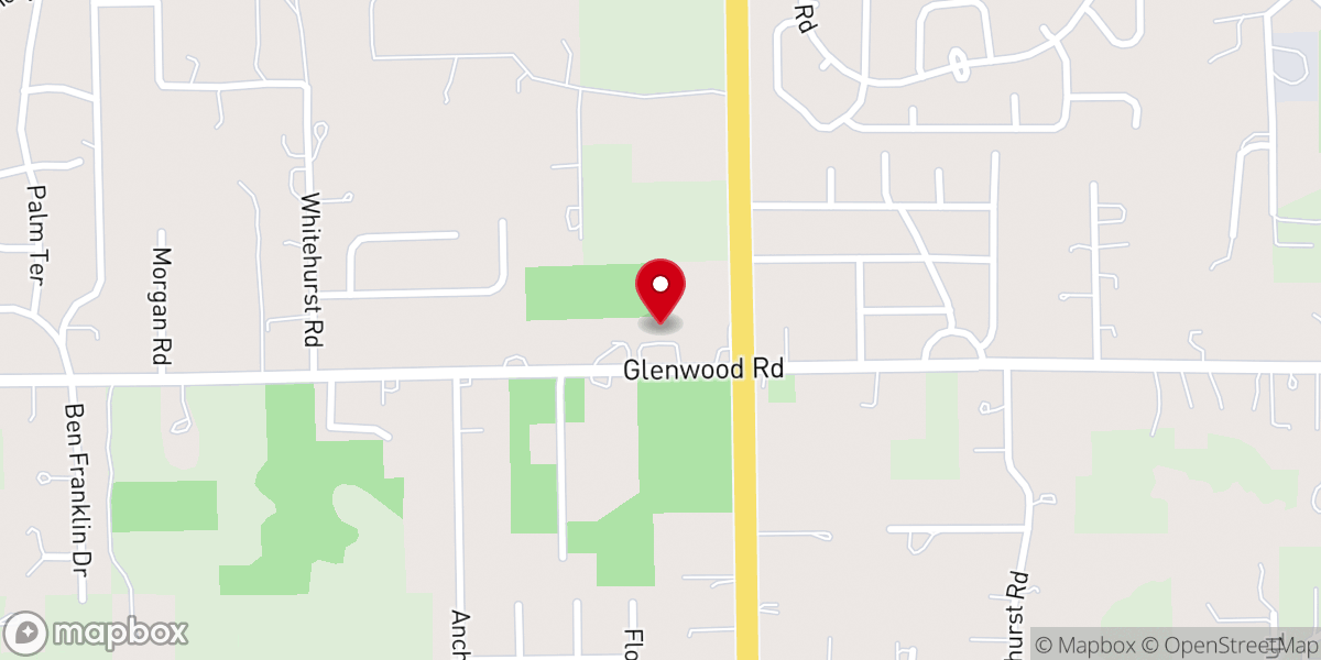 Map showing location of THE BIBLE Baptist Church