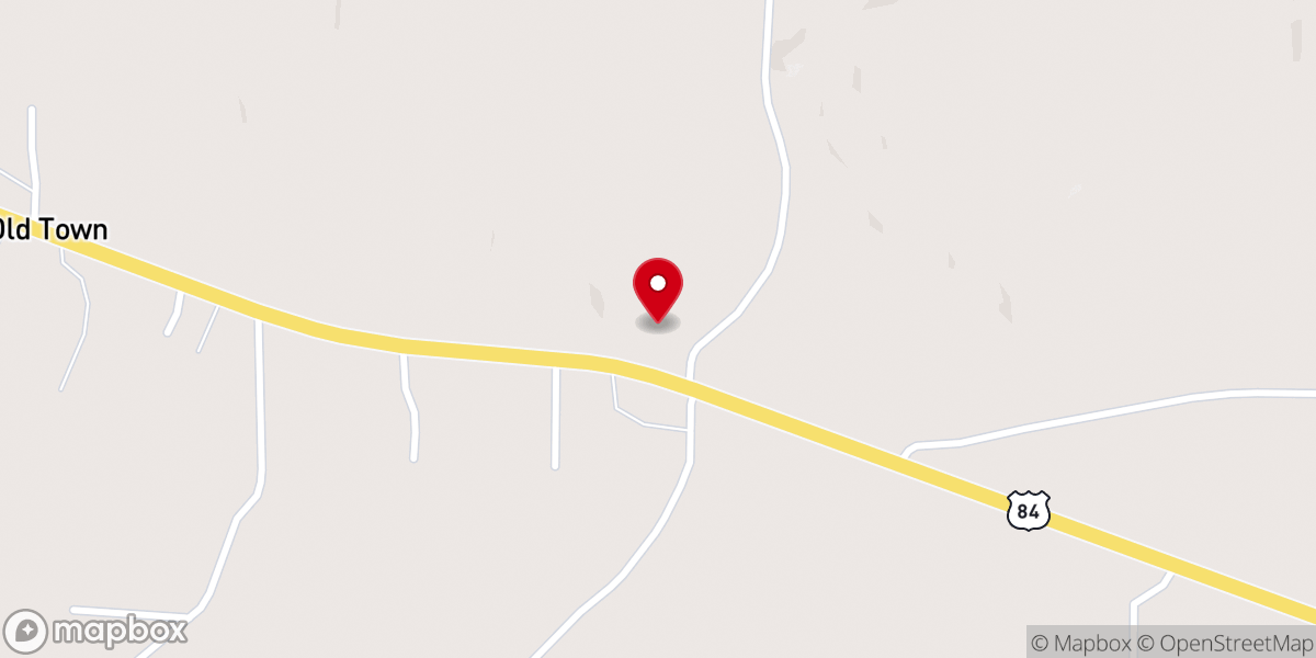 Map showing location of Old Town Church