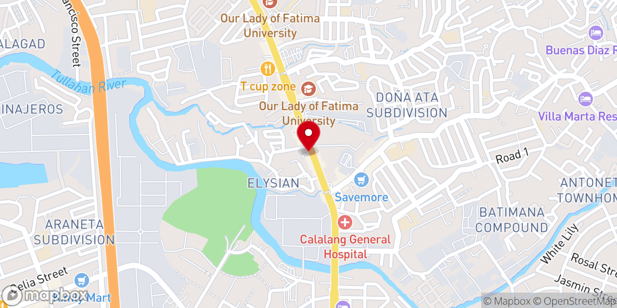 Map showing location of Messiah Christian Baptist Church