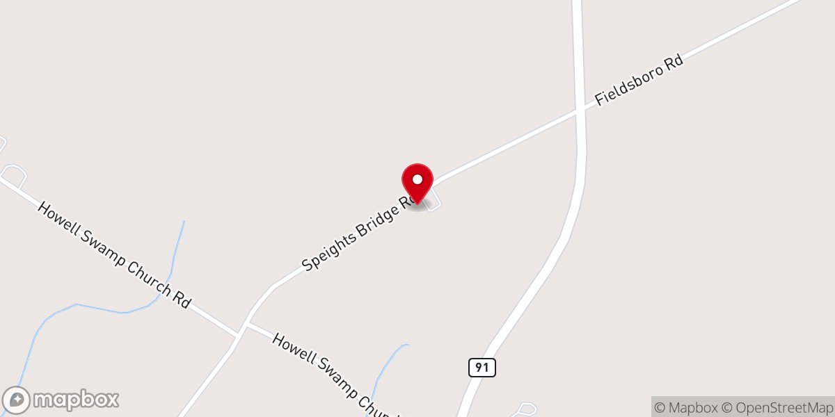 Map showing location of St Delight Baptist Church