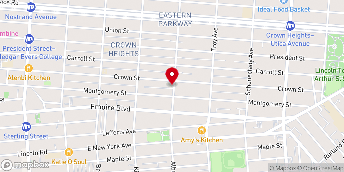 Map showing location of Nachlas Levi Yitzchok Inc