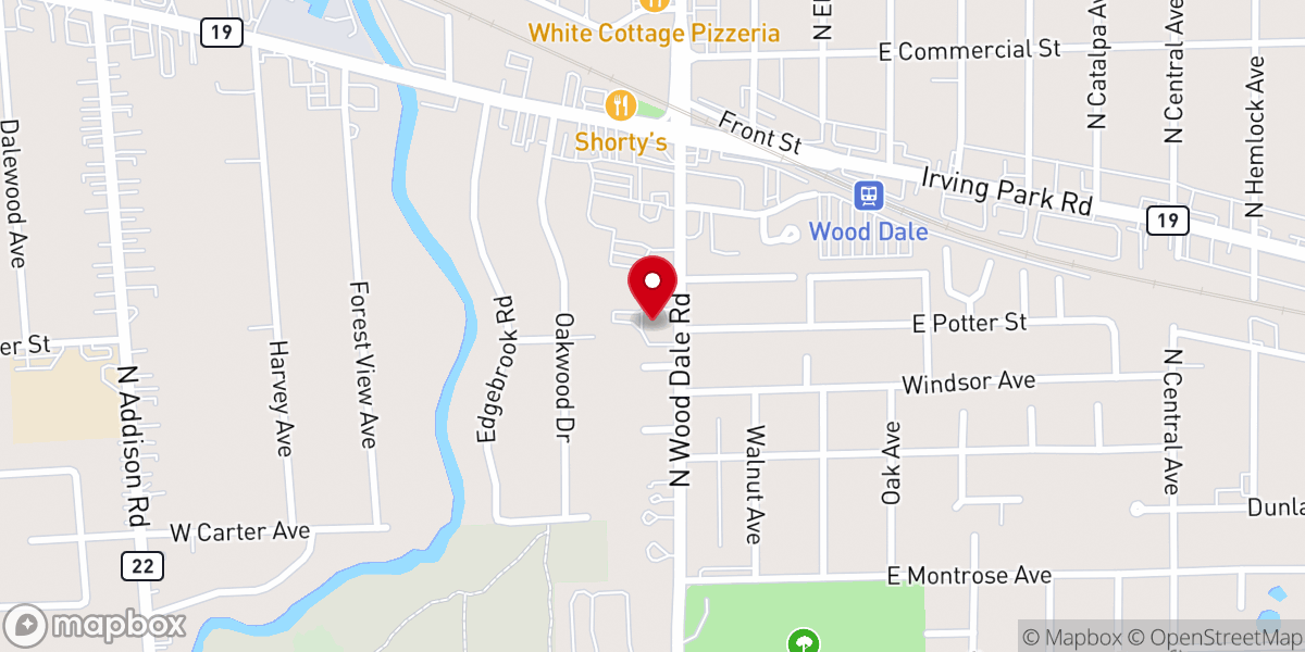 Map showing location of Heartland Bible Church