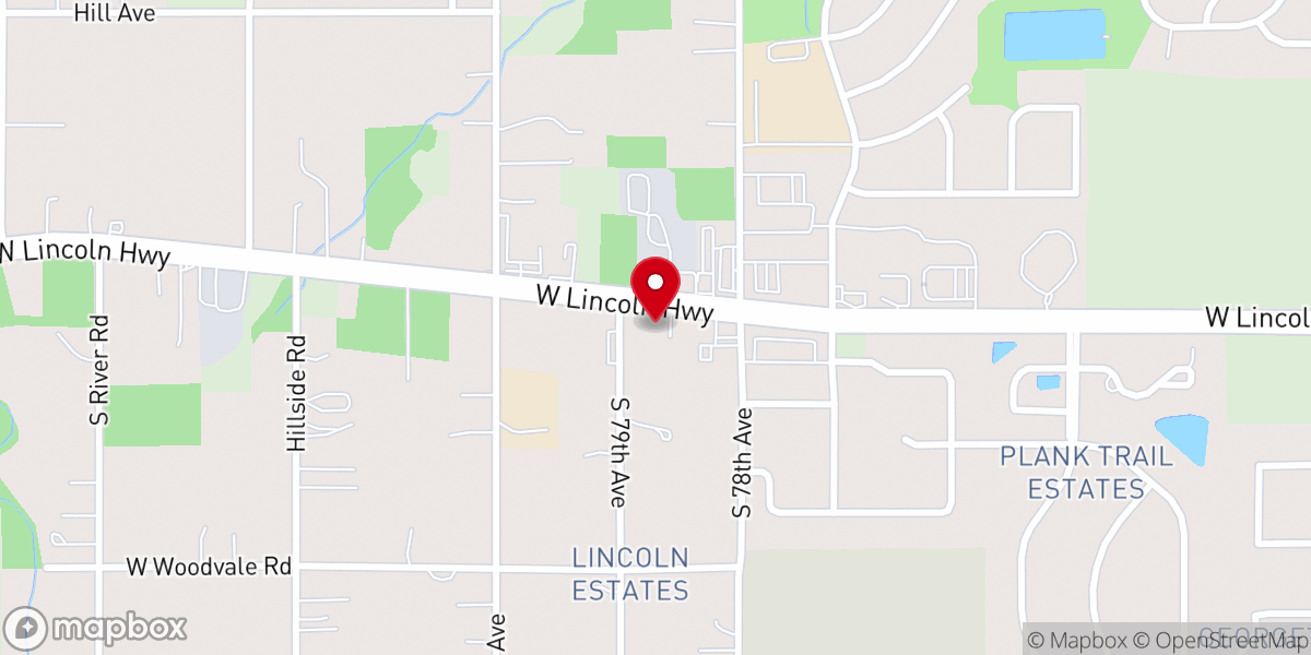 Map showing location of Holy Fire Ministries