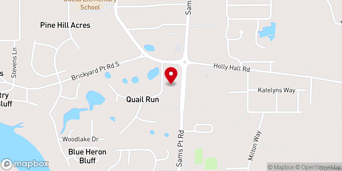 Map showing location of Israelite Baptist Church