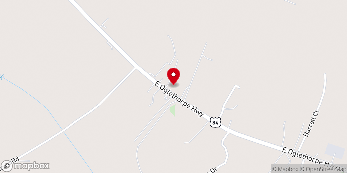Map showing location of Zion Temple Holiness Church