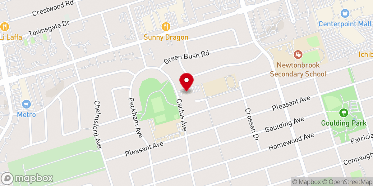 Map showing location of St Theodore Of Canterbury