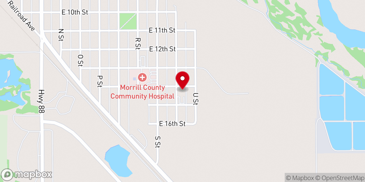 Map showing location of First Baptist Church
