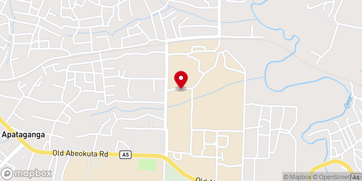 Map showing location of Living Faith Church Ratcon
