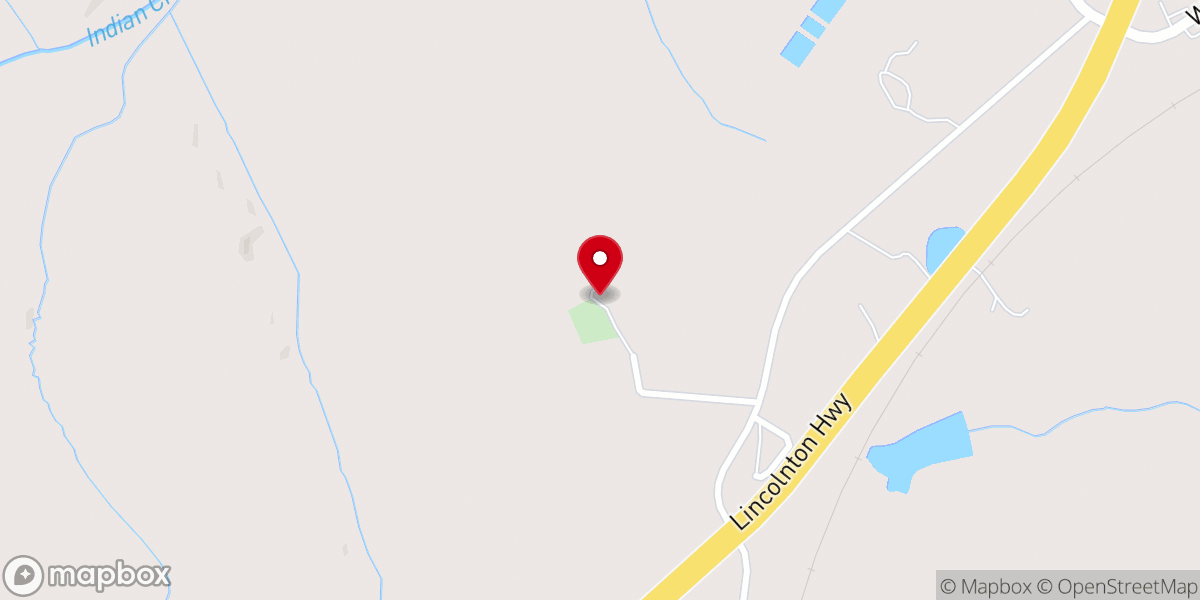 Map showing location of Historic Antioch Methodist Church
