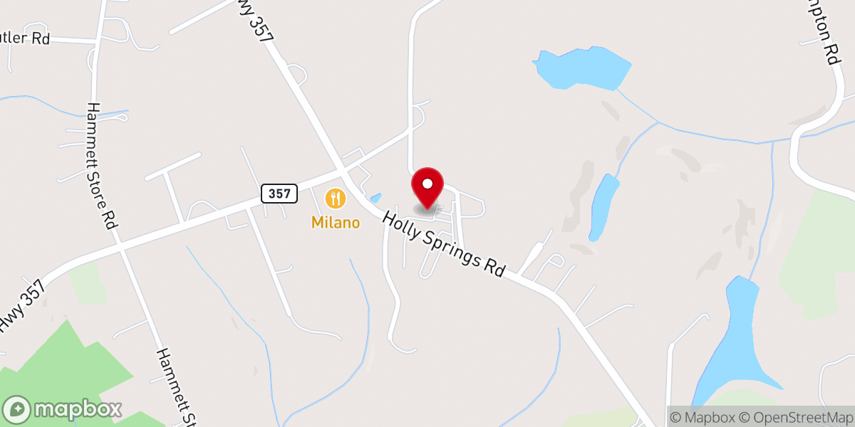 Map showing location of Friendship Baptist Church