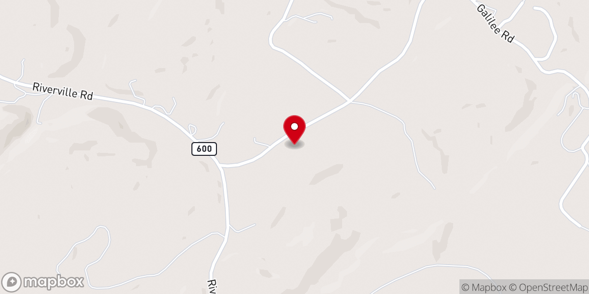 Map showing location of Galiliee Baptist