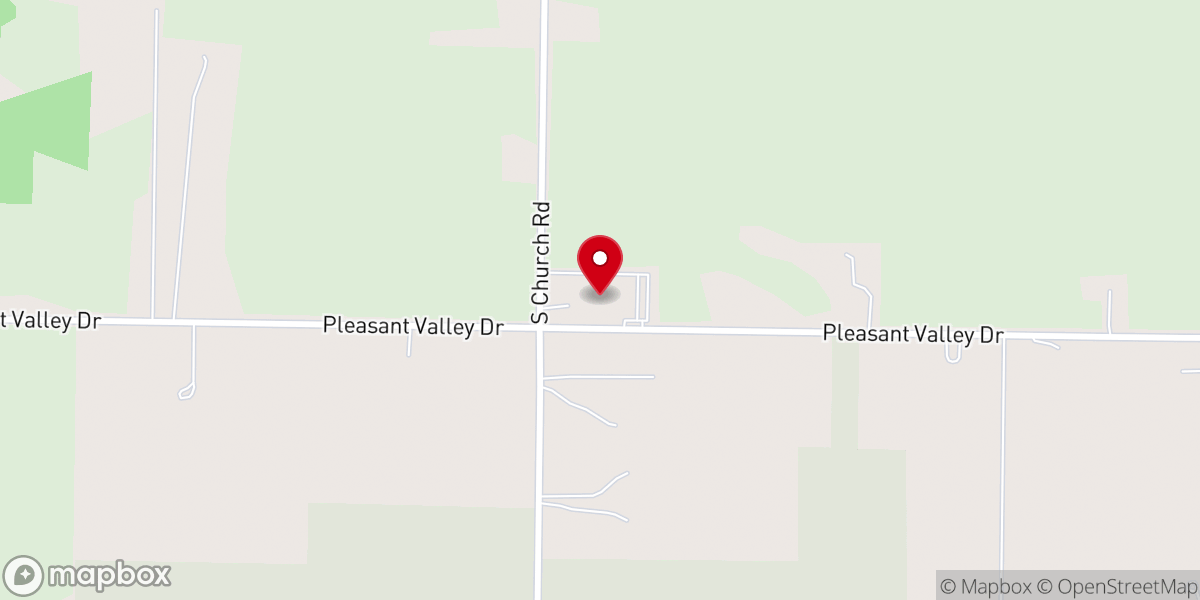 Map showing location of Trinity Lutheran Church and School, ELS