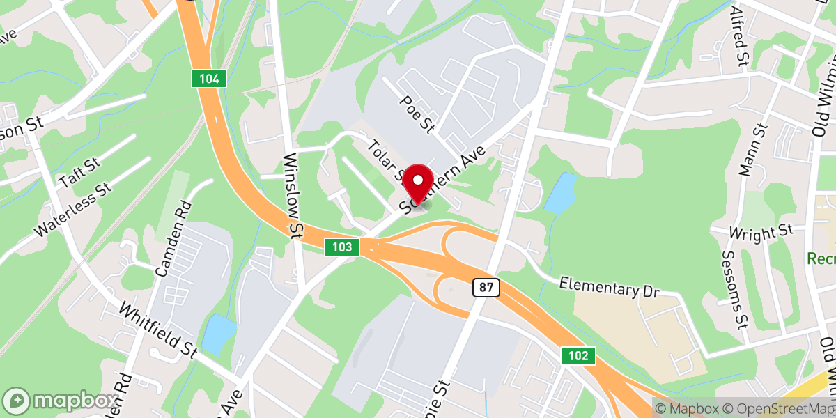 Map showing location of Saint Nicholas Orthodox Church