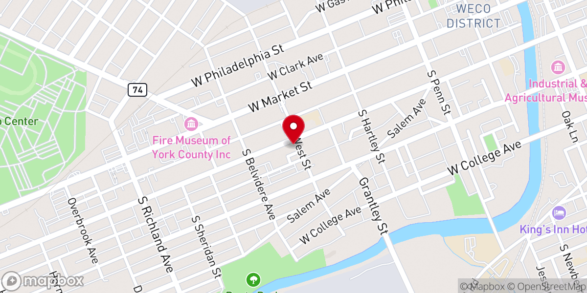 Map showing location of New Covenant Community Church