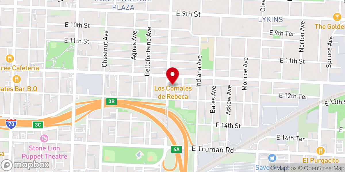 Map showing location of Friendly Assembly of God
