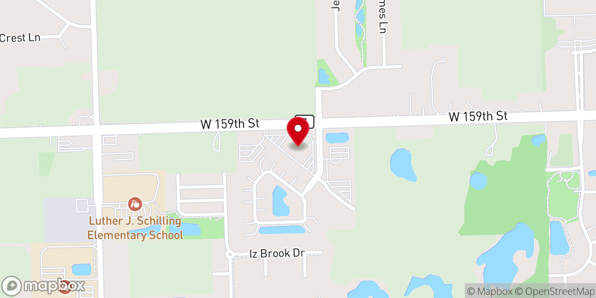 Map showing location of DiNolfo's Banquets