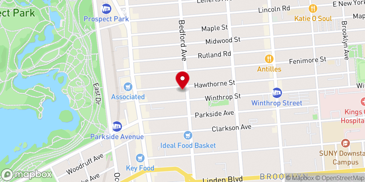 Map showing location of Fellowship Moravian Church