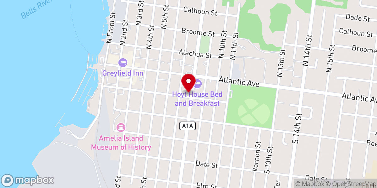 Map showing location of Trinity United Methodist Church